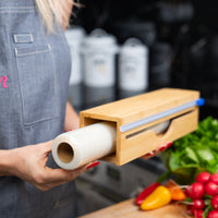 Load image into Gallery viewer, Plastic Wrap Dispenser + Wrap Bundle - Best Value
