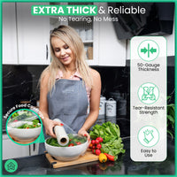 Load image into Gallery viewer, Biodegradable Plastic Wrap for Food, ASTM D6400 Certified
