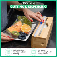 Load image into Gallery viewer, Plastic Wrap Dispenser + Wrap Bundle - Best Value
